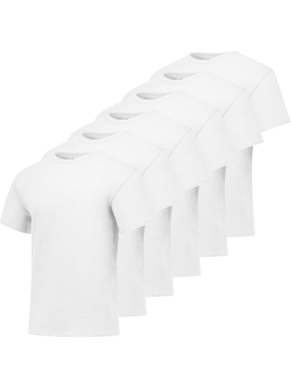 Essential Crewneck Cotton T-Shirts for Men - 4 or 6 Pack - Big & Tall Sizes